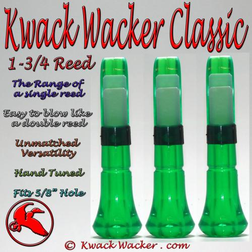 Duck Call Inserts 3 Pack Kwack Wacker Classic
