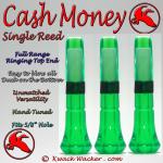 Duck Call Inserts 3 Pack Kwack Wacker Cash Money Single Reed