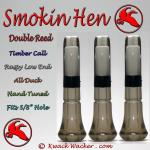 Duck Call Inserts 3 Pack Kwack Wacker Smokin Hen Double Reed Timber