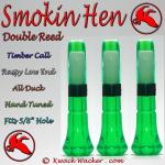 Duck Call Inserts 3 Pack Kwack Wacker Smokin Hen Double Reed Timber