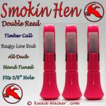Duck Call Inserts 3 Pack Kwack Wacker Smokin Hen Double Reed Timber